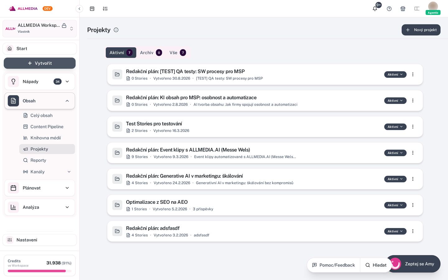 Projects & Campaigns
